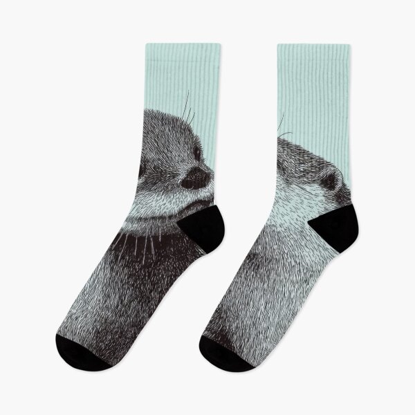 Item preview, Two otters displaying affection designed and sold by anytka.