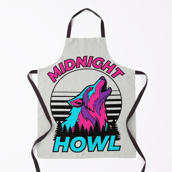 Item preview, Midnight Howl - Retro 80s Synthwave Wolf designed and sold by DigitalGlade.