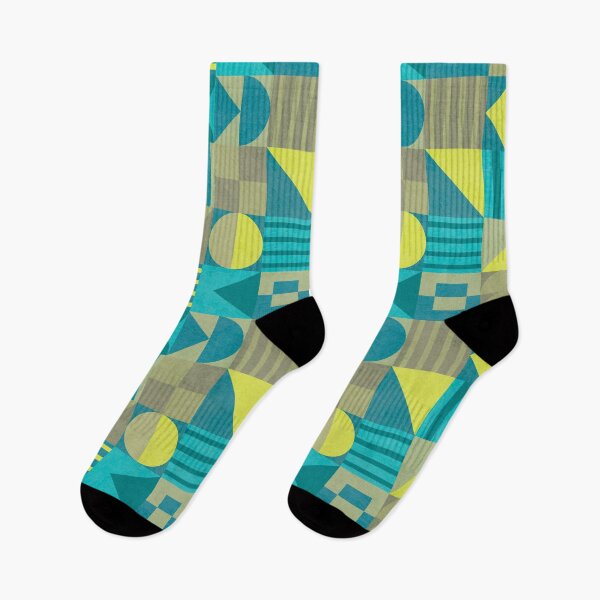 Item preview, Mid-century Geometric Shapes Pattern – Electric Runner designed and sold by Brianaidesigns.