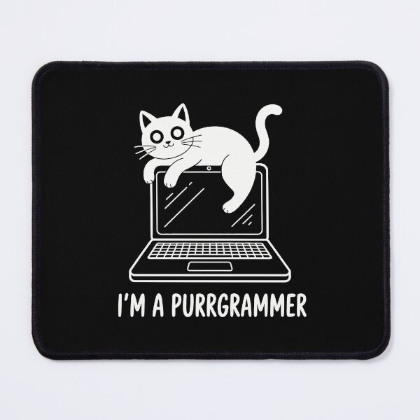 Item preview, I'm a Purrgrammer' designed and sold by jkrphoto.