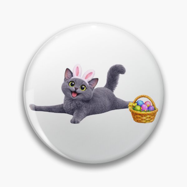 Item preview, Easter Nebelung Cat designed and sold by Sillytoe.