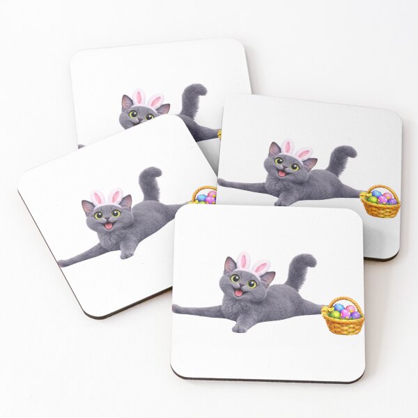 Item preview, Easter Nebelung Cat designed and sold by Sillytoe.
