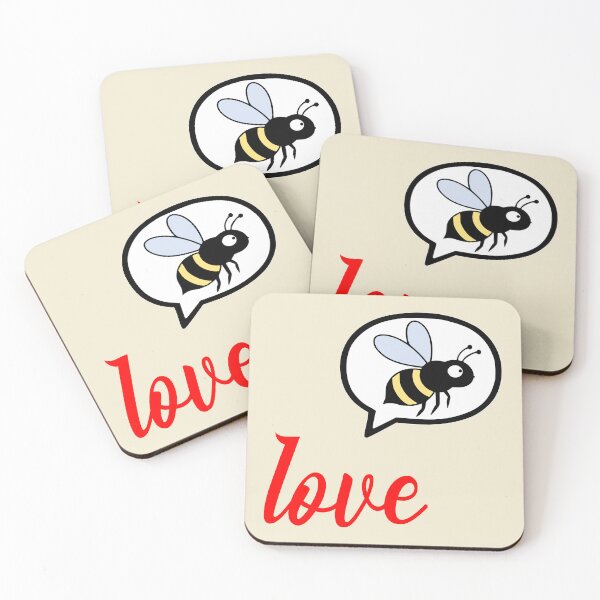 Item preview, Honeybee love designed and sold by minimalartstory.