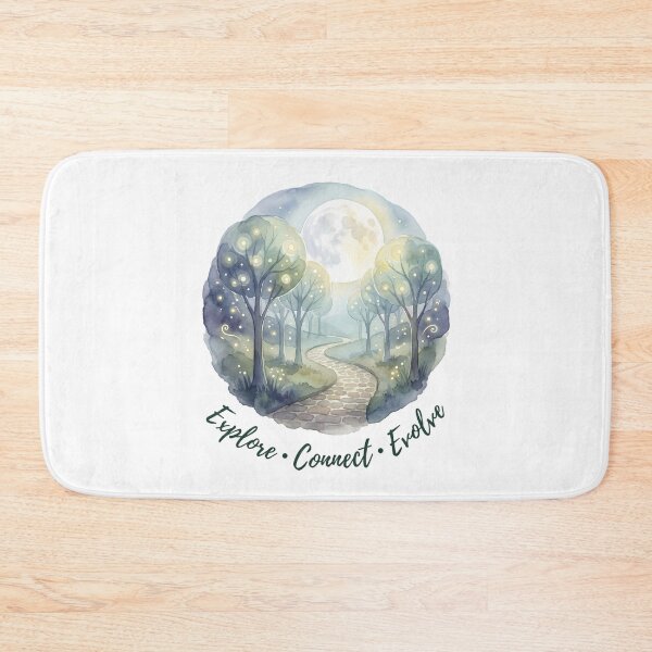 Item preview, Explore Connect Evolve Spiritual Forest Watercolor Ethereal designed and sold by chattsuede.