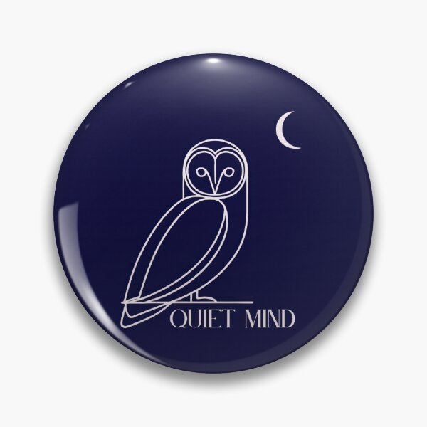 Item preview, Owl design for quiet mind concept designed and sold by anytka.