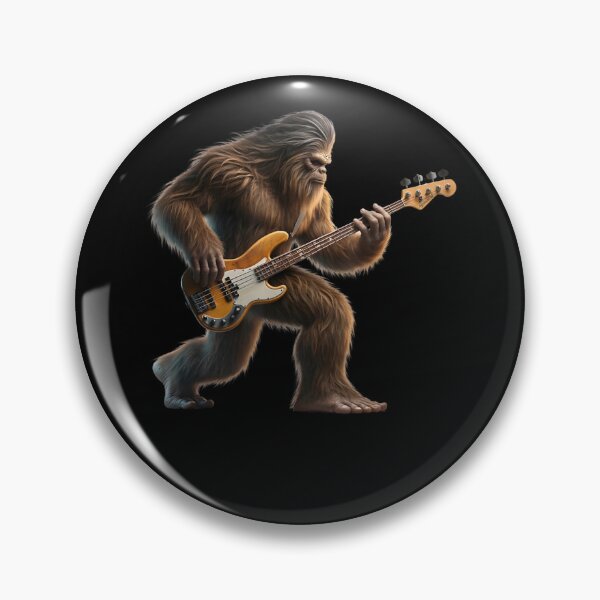Item preview, Bigfoot Playing a Electric Guitar Sasquatch Big Foot designed and sold by Goleon12.