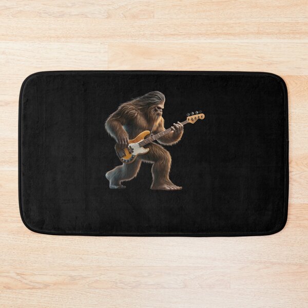 Item preview, Bigfoot Playing a Electric Guitar Sasquatch Big Foot designed and sold by Goleon12.