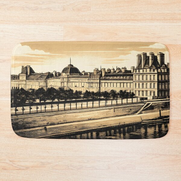 Item preview, Tuileries Palace Paris - Demolished 1883 | Risograph Duotone Art designed and sold by WAUZ.
