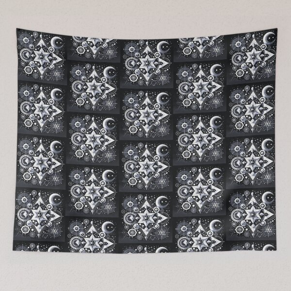 Item preview, black white decorative and geometric shapes designed and sold by Dogandesighn.