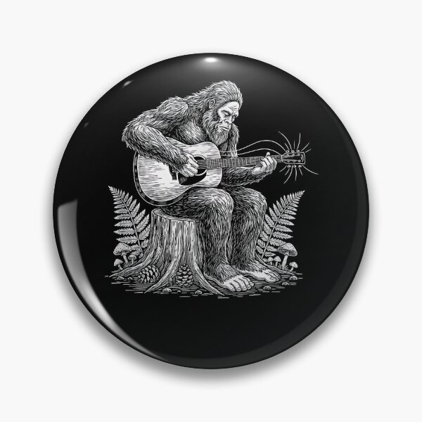 Item preview, Bigfoot Playing Guitar – Sasquatch Rock Music designed and sold by Goleon12.