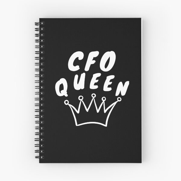 Item preview, CFO Queen – Chief Financial Officer Leadership Design designed and sold by DesignsVault.