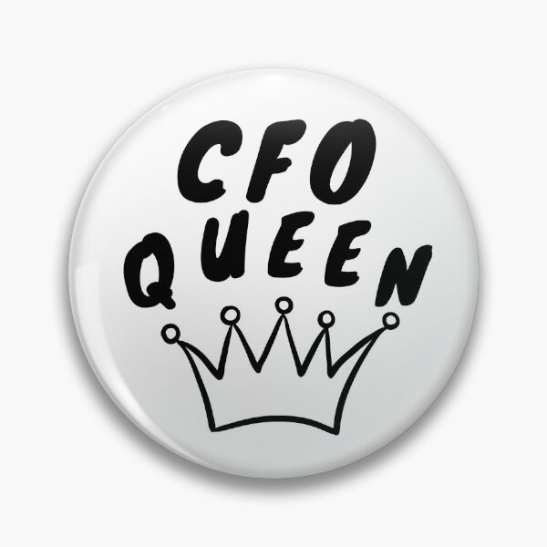 Item preview, CFO Queen – Chief Financial Officer Leadership Design designed and sold by DesignsVault.