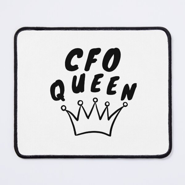 Item preview, CFO Queen – Chief Financial Officer Leadership Design designed and sold by DesignsVault.