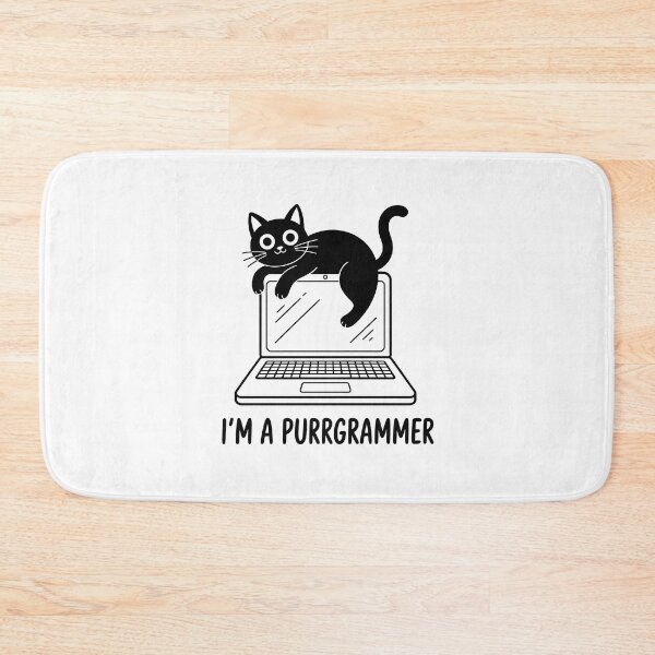Item preview, I'm a Purrgrammer' designed and sold by jkrphoto.