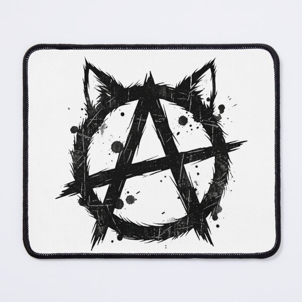 Item preview, Anarchy Neko: Feline Circle A Icon designed and sold by ModernLoom.