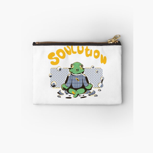 Item preview, Soulution Meditation Frog – Funny Zen Frog Retro Illustration designed and sold by Loneliillustrat.