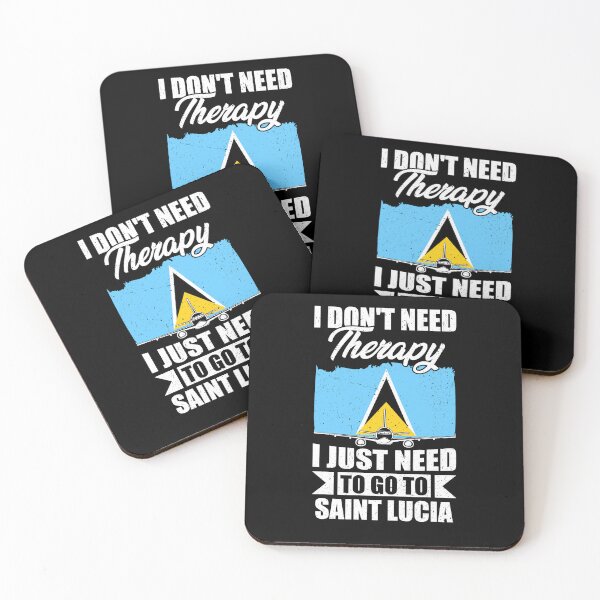 Item preview, I Don't Need Therapy I Just Need to Go to  Saint Lucia designed and sold by GabbyKash.