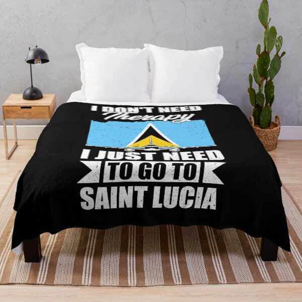 Item preview, I Don't Need Therapy I Just Need to Go to Saint Lucia designed and sold by GabbyKash.