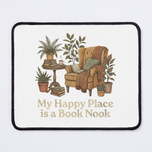 Item preview, Cozy Book Nook Reading Place Vintage Etching Book Lover designed and sold by chattsuede.