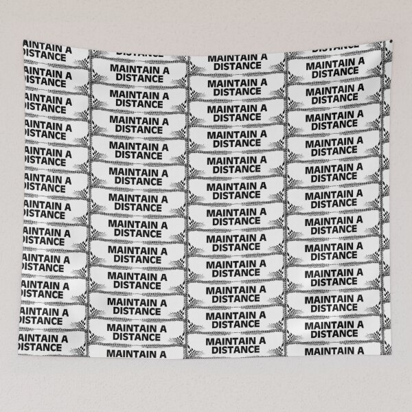Item preview, Maintain a distance (bumper sticker) designed and sold by dejanerio.