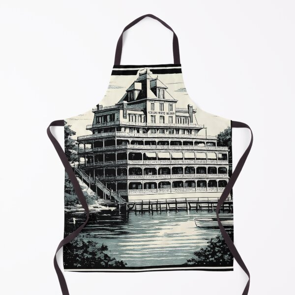 Item preview, Grand View Hotel Brooklyn - Destroyed By Fire 1893 | Duotone Risograph Print designed and sold by WAUZ.