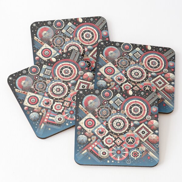Item preview, colorful geometric shapes designed and sold by Dogandesighn.