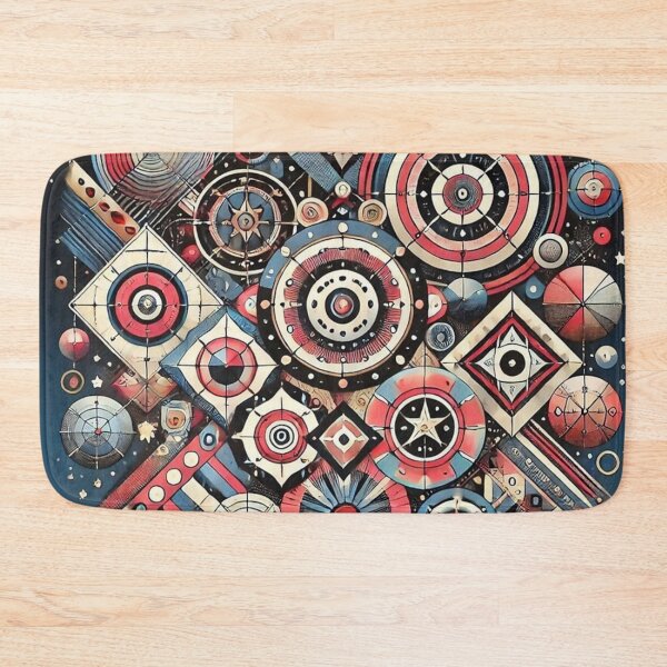 Item preview, colorful geometric shapes designed and sold by Dogandesighn.