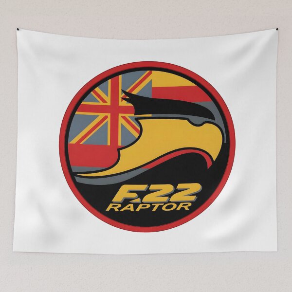 Item preview, F-22 Raptor Hawaii Air National Guard Squadron Patch Design designed and sold by CharlieDesings.