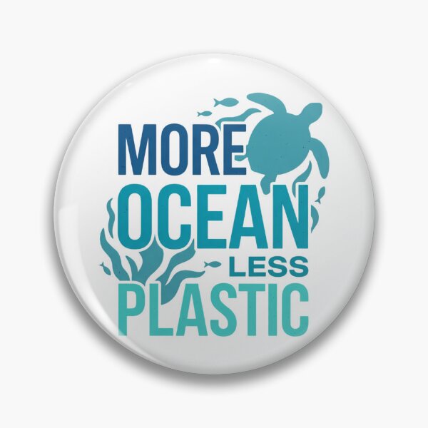 Item preview, More Ocean Less Plastic Sea Turtle Marine Conservation designed and sold by chattsuede.