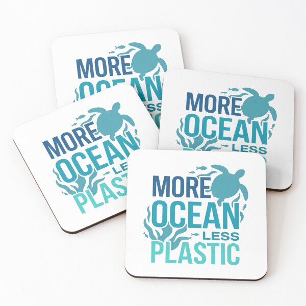 Item preview, More Ocean Less Plastic Sea Turtle Marine Conservation designed and sold by chattsuede.