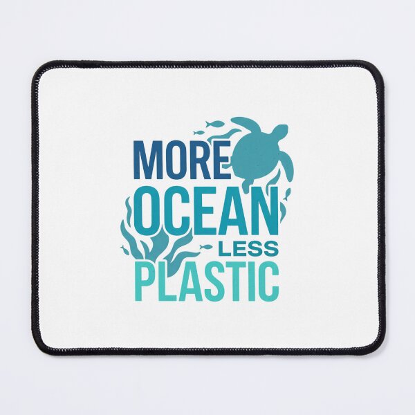 Item preview, More Ocean Less Plastic Sea Turtle Marine Conservation designed and sold by chattsuede.