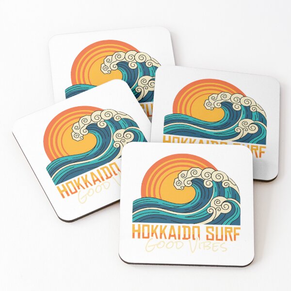 Item preview, Vintage Hokkaido Surf Good Vibes Japanese Art Retro Wave designed and sold by chattsuede.