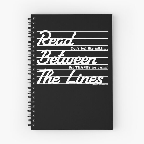 Item preview, Thanks for Caring - READ BETWEEN THE LINES designed and sold by potluck.