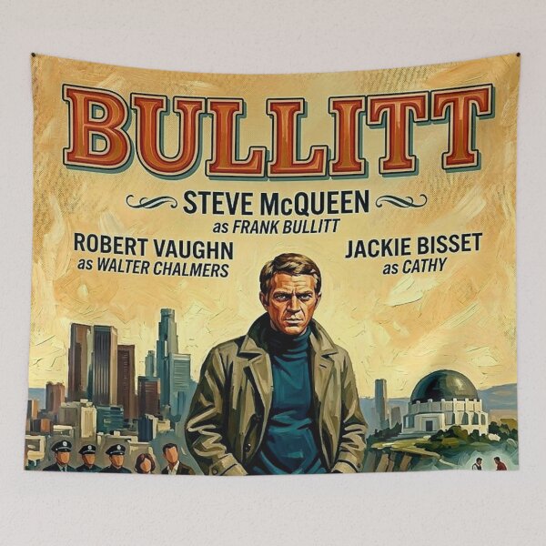 Item preview, Vintage Cinema Art: Bullitt (1968) designed and sold by Art's Diner.
