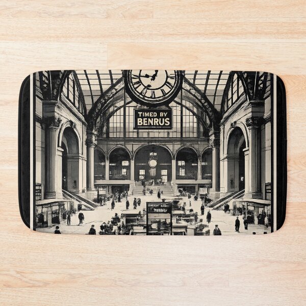 Item preview, Pennsylvania Station Waiting Room NYC - Demolished 1963 | Risograph Duotone Art designed and sold by WAUZ.