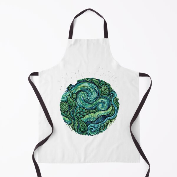 Item preview, Impressionist style Mother Earth swirling organic vibrant designed and sold by chattsuede.