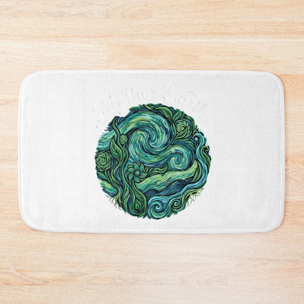 Item preview, Impressionist style Mother Earth swirling organic vibrant designed and sold by chattsuede.