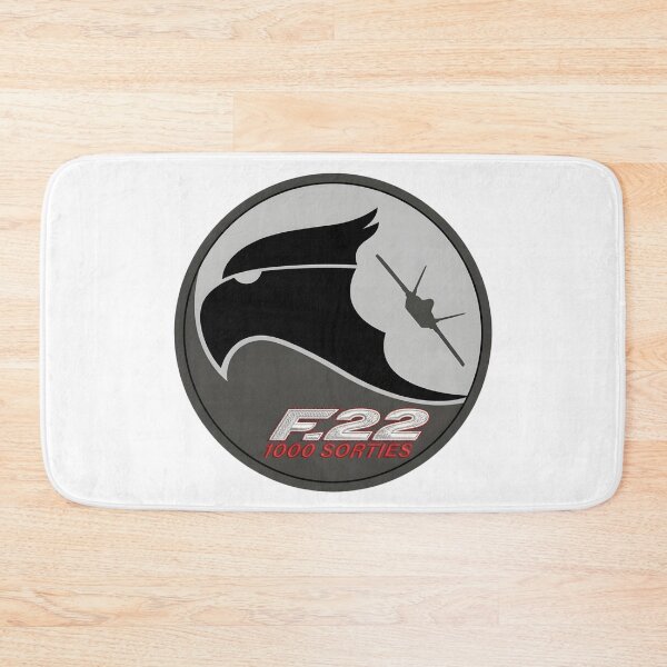 Item preview, F-22 Raptor 1000 Sorties Commemorative Military Patch Design designed and sold by CharlieDesings.