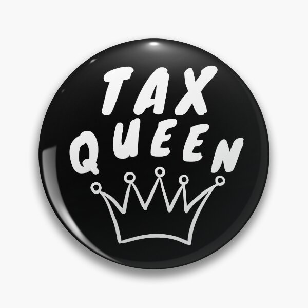 Item preview, Tax Queen – Funny Tax Season Accountant Design designed and sold by DesignsVault.