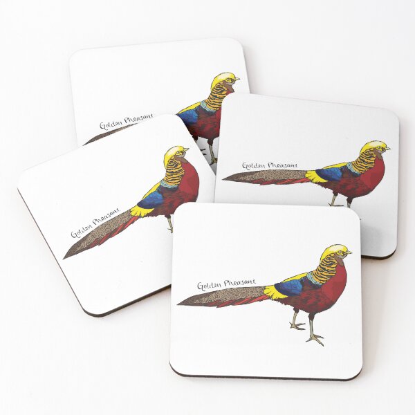 Item preview, Funky Birds: Golden Pheasant designed and sold by abigailhausman.