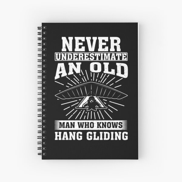 Item preview, Never Underestimate an Old Man Who knows Hang Gliding designed and sold by CosmoKitsch.