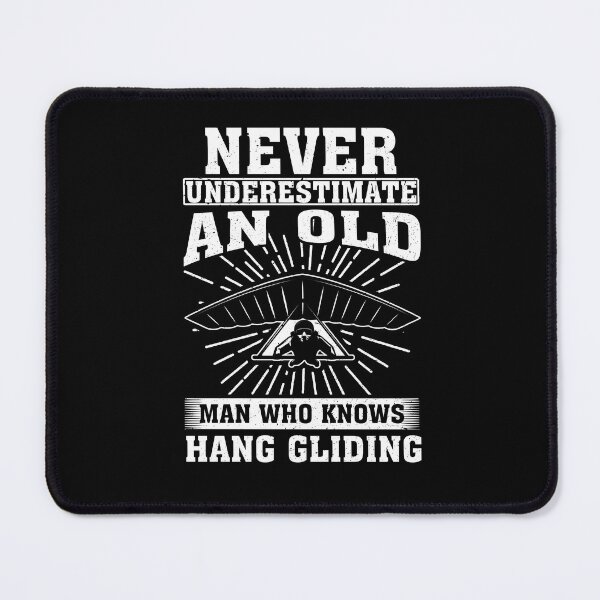 Item preview, Never Underestimate an Old Man Who knows Hang Gliding designed and sold by CosmoKitsch.