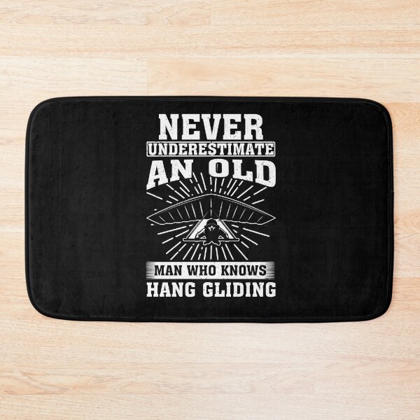 Item preview, Never Underestimate an Old Man Who knows Hang Gliding designed and sold by CosmoKitsch.