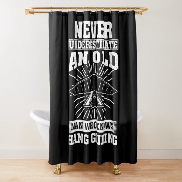 Item preview, Never Underestimate an Old Man Who knows Hang Gliding designed and sold by CosmoKitsch.