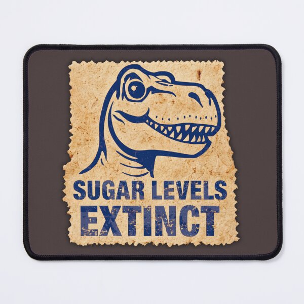 Item preview, Funny Diabetes Dinosaur Shirt – Sugar Levels Extinct T-Rex Diabetic Humor Gift designed and sold by Irysek.