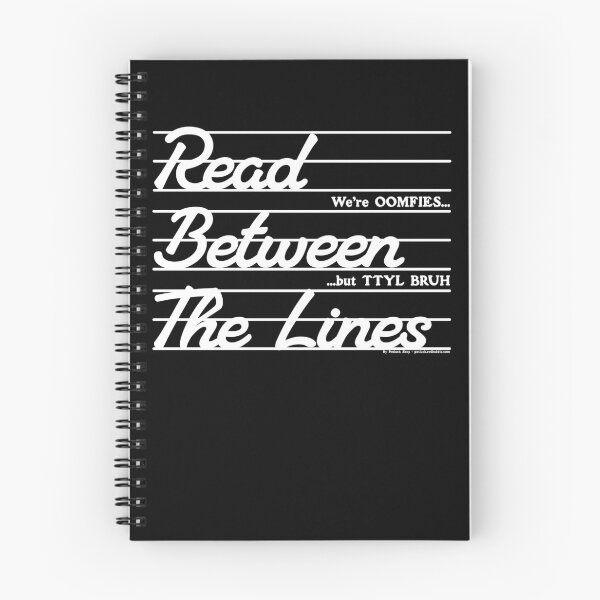 Item preview, OOMFIE TTYL - READ BETWEEN THE LINES designed and sold by potluck.