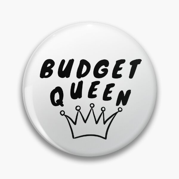 Item preview, Budget Queen – Personal Finance and Money Management Design designed and sold by DesignsVault.