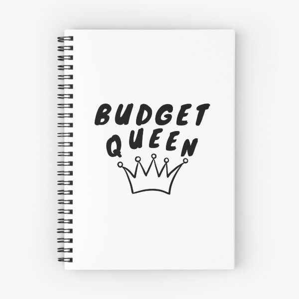 Item preview, Budget Queen – Personal Finance and Money Management Design designed and sold by DesignsVault.