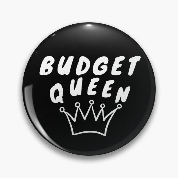 Item preview, Budget Queen – Personal Finance and Money Management Design designed and sold by DesignsVault.