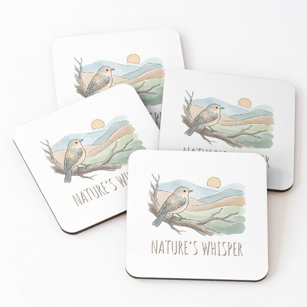Item preview, Nature's Whisper Bird Design Watercolor Rustic Hand Drawn designed and sold by chattsuede.